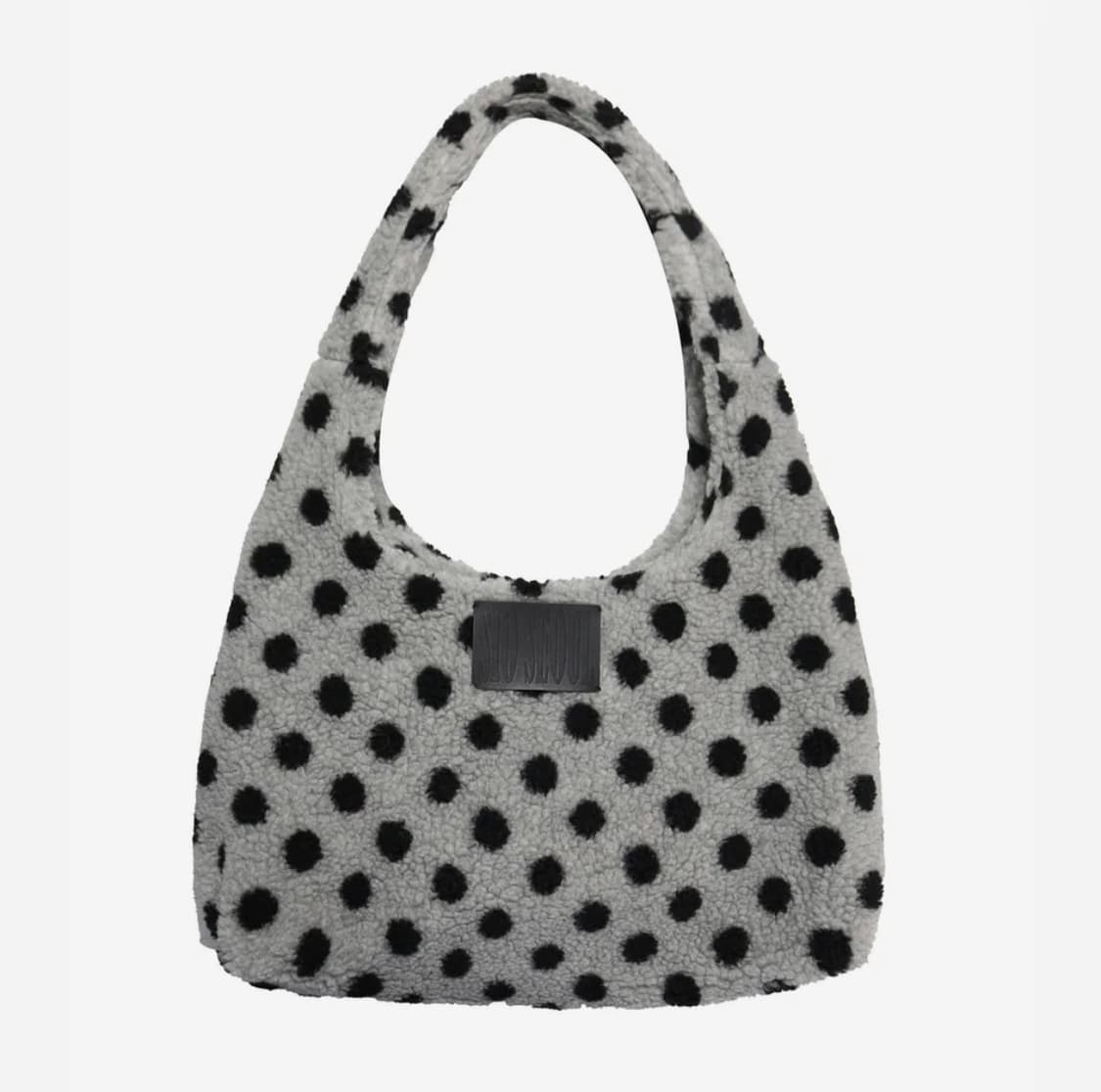 SIO SEOUL 시오 도트 플러피 숄더 백 그레이 상품이미지2