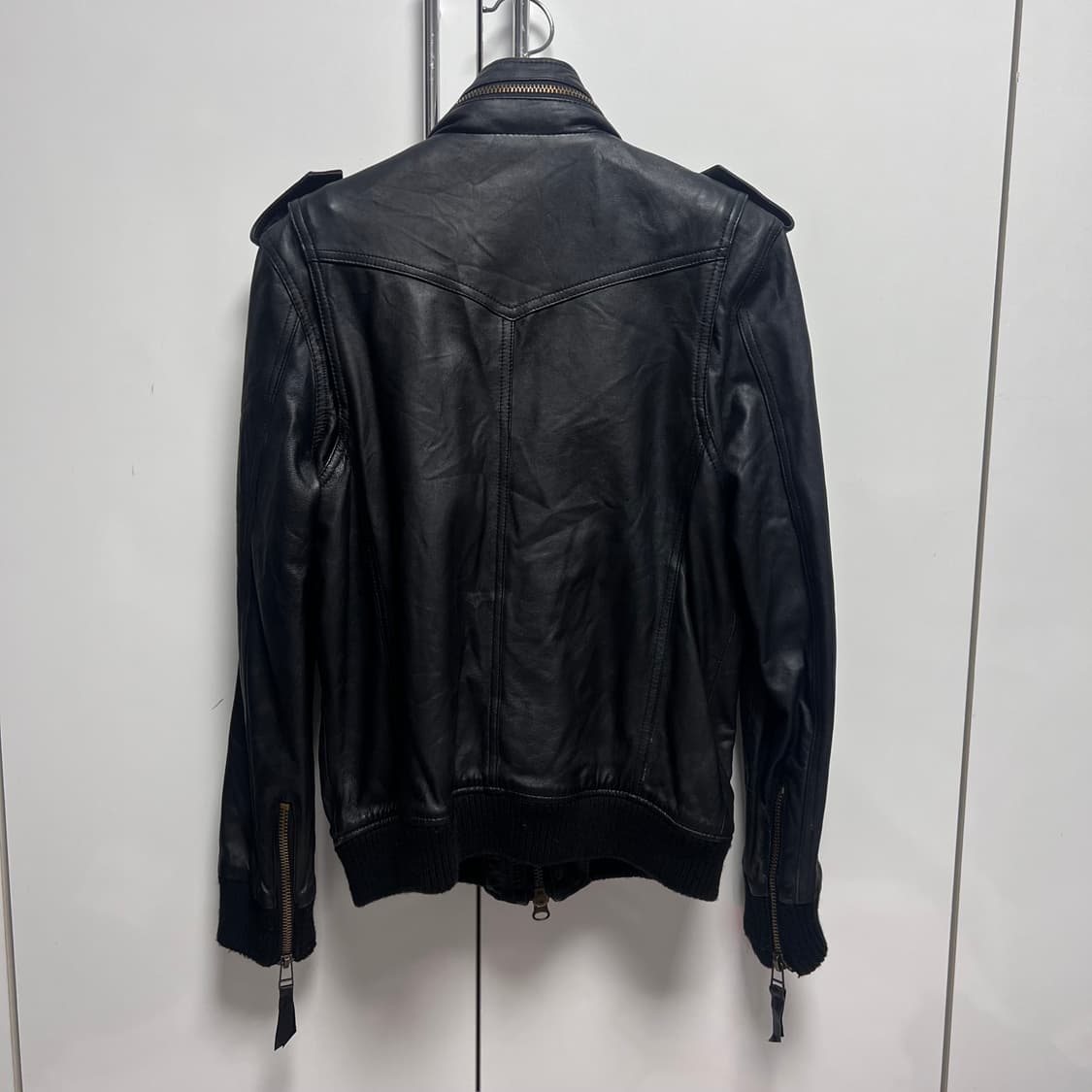 jpn vtg 일본 빈티지 양가죽 밀리터리 봄버 자켓 L 상품이미지2