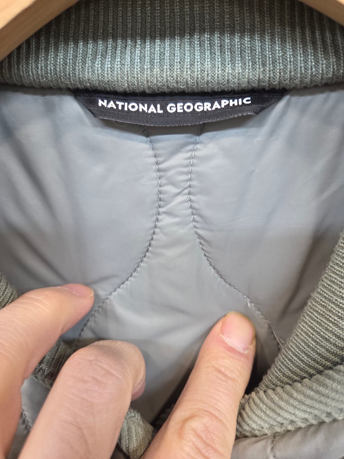 내셔널지오그래픽 오리올 퀄팅 롱패딩 s 상품이미지3