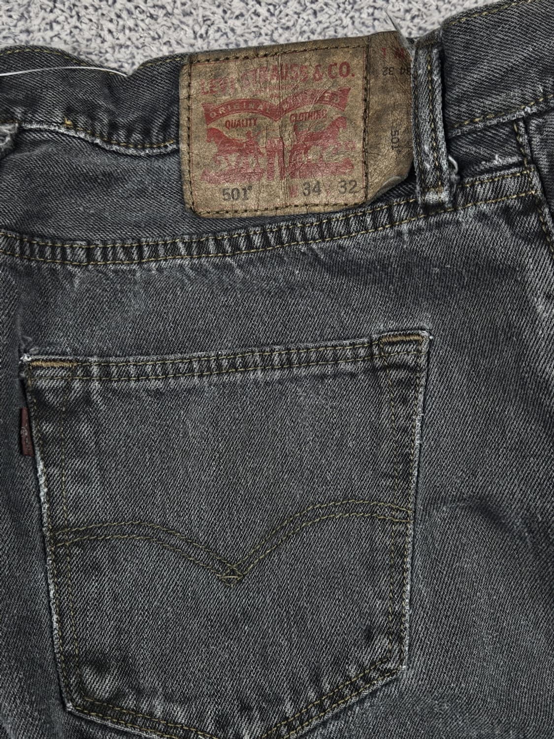 리바이스 리메이크 패치워크 커스텀 데님 팬츠 ( 34" ) / 10351 상품이미지8