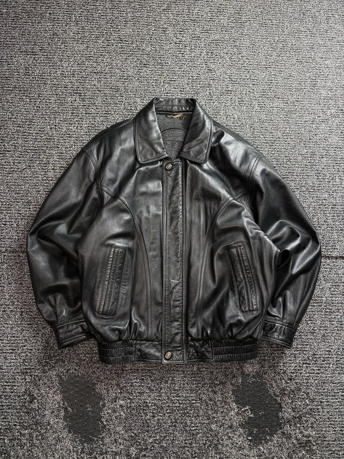 클래식 아카이브 램스킨 양가죽 레더 봄버 자켓 3506 상품이미지2