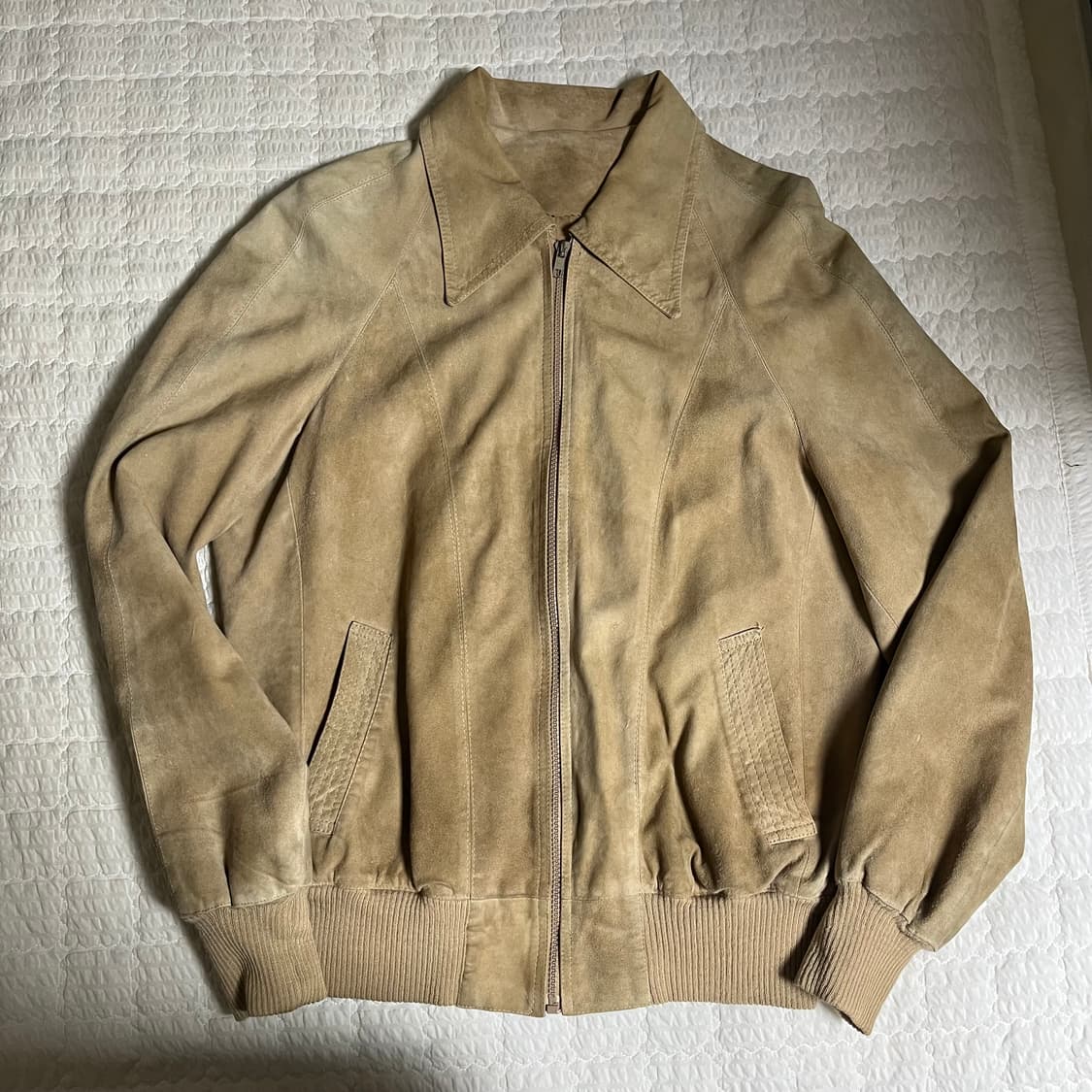 빈티지 스웨이드 웨스턴 요크 자켓 봄버 상품이미지1