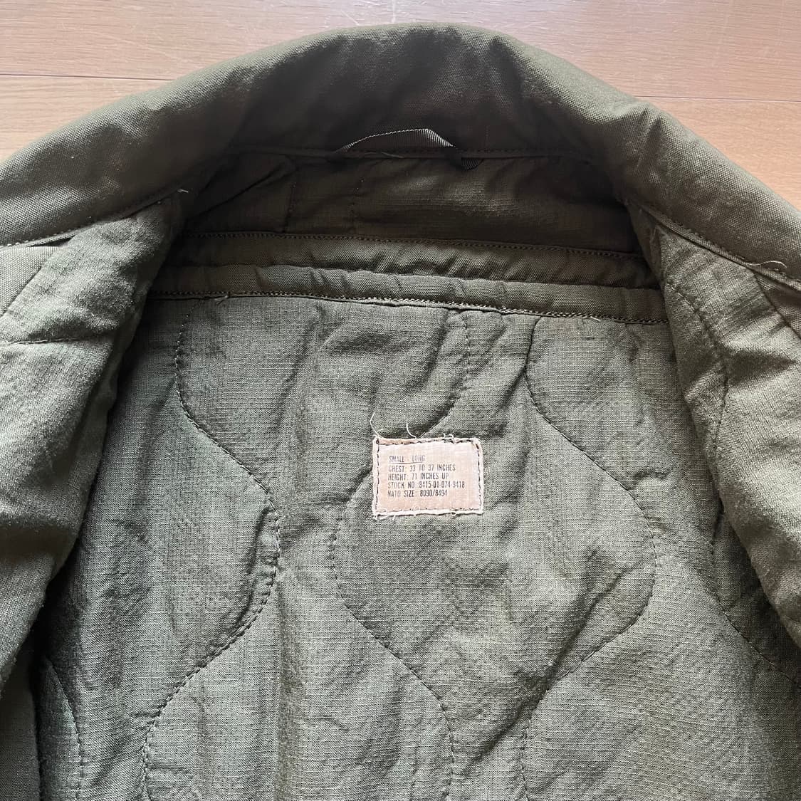 80년대 US Army 미군 CVC 탱커 자켓 빈티지 밀리터리 상품이미지5