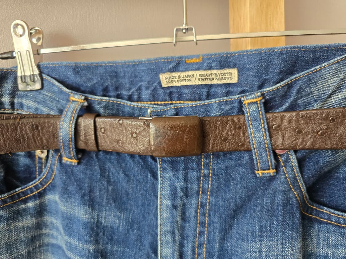 RARE 80s Japan Archive - Ostrich belt 상품이미지10