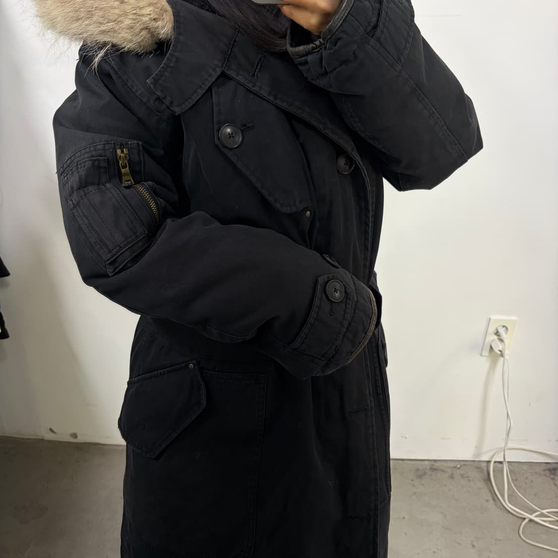 폴로 벨트 야상 패딩 자켓[1809] 상품이미지3