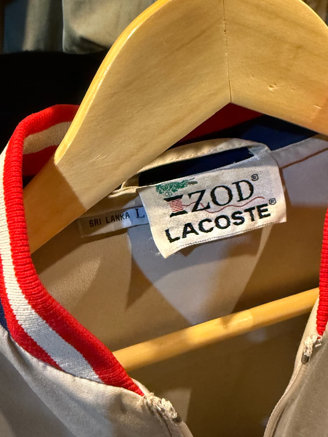 1970s IZOB Lacoste 블루종 자켓 상품이미지3