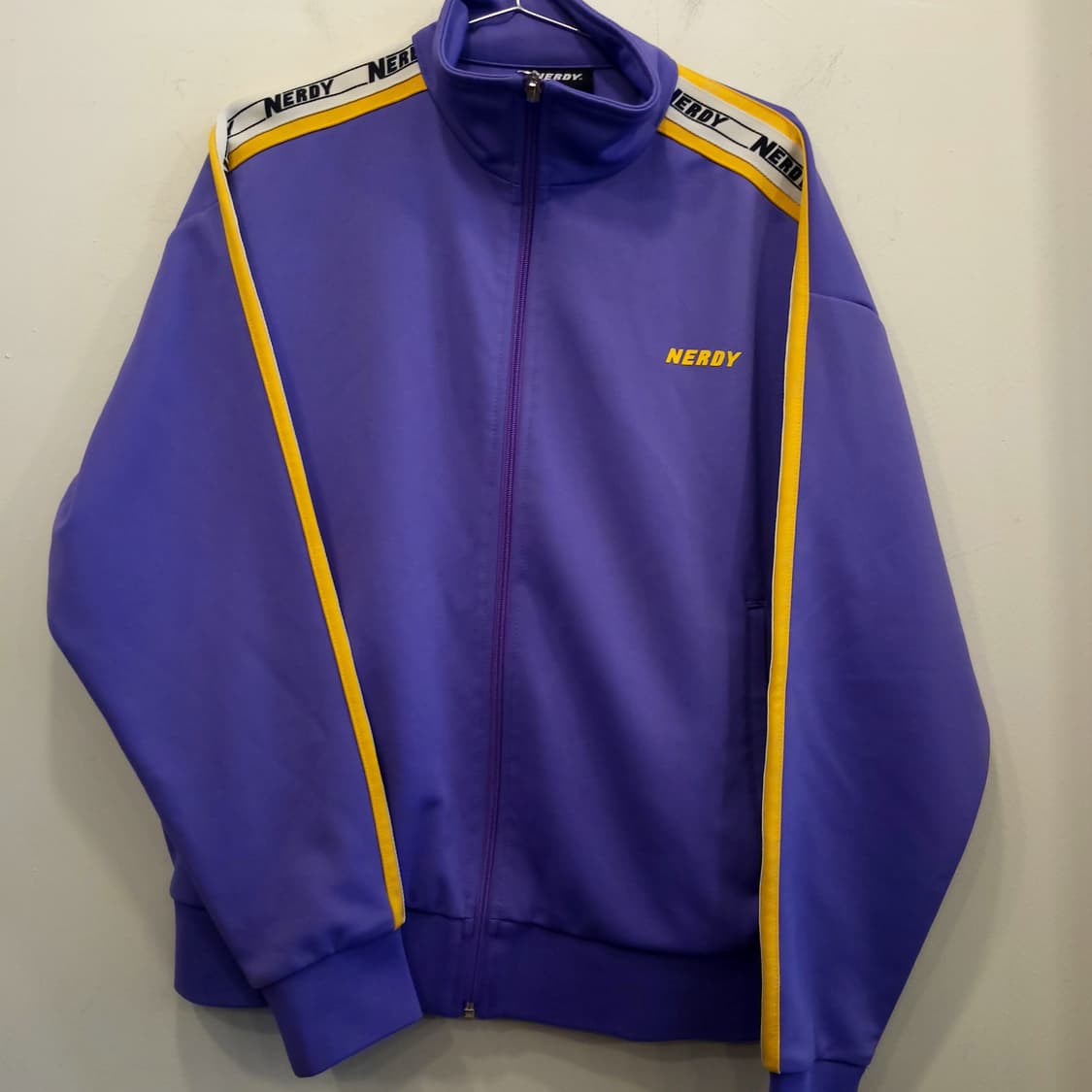NERDY 퍼플 라인 트랙탑 스트릿 져지 상품이미지2