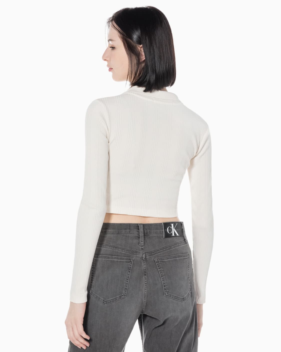 캘빈클라인진 크롭 카라티 상품이미지9