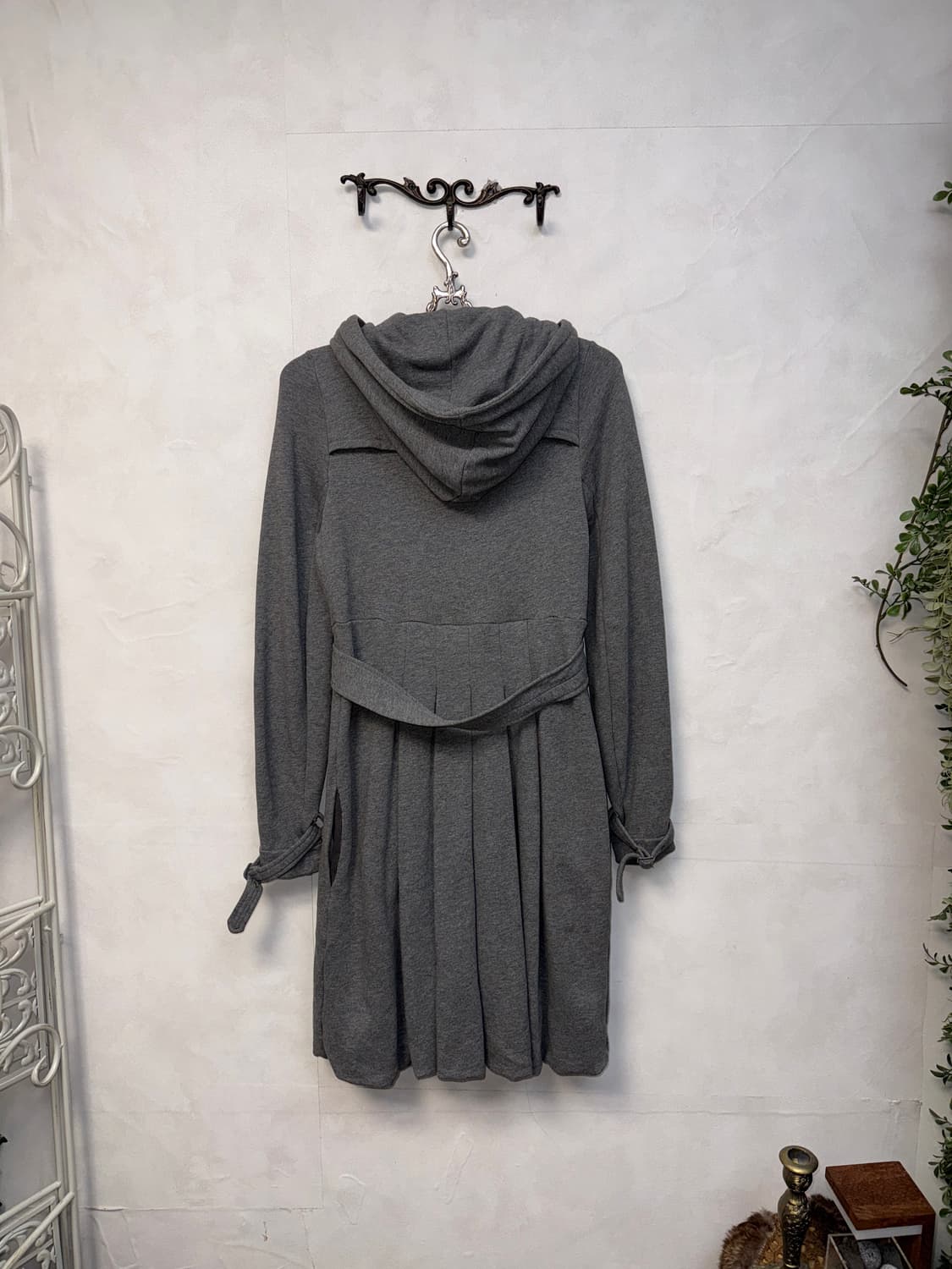 Armani Exchange belted hood coat ops 상품이미지4