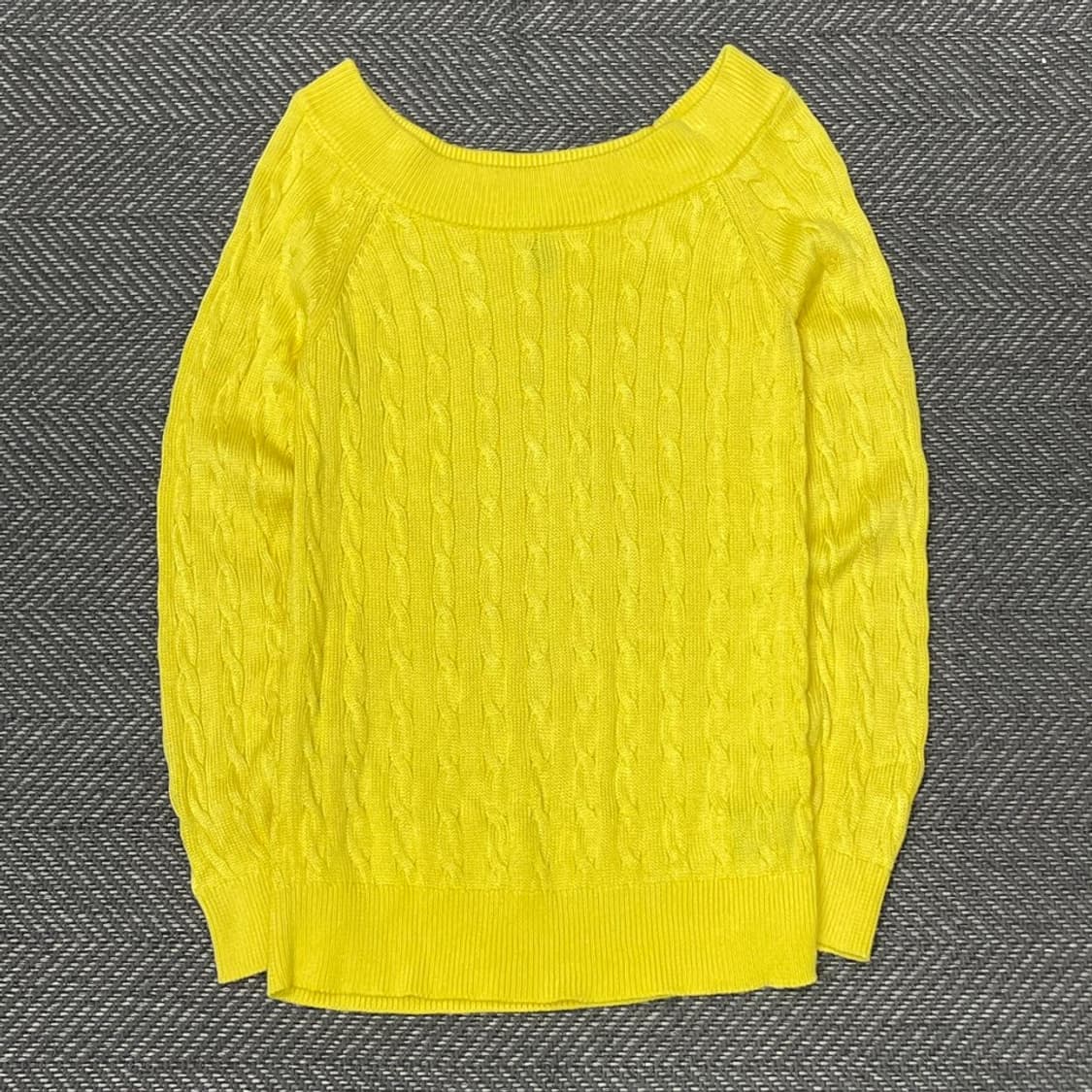 로렌랄프로렌 보트넥 꽈배기  니트 v0013  상품이미지1