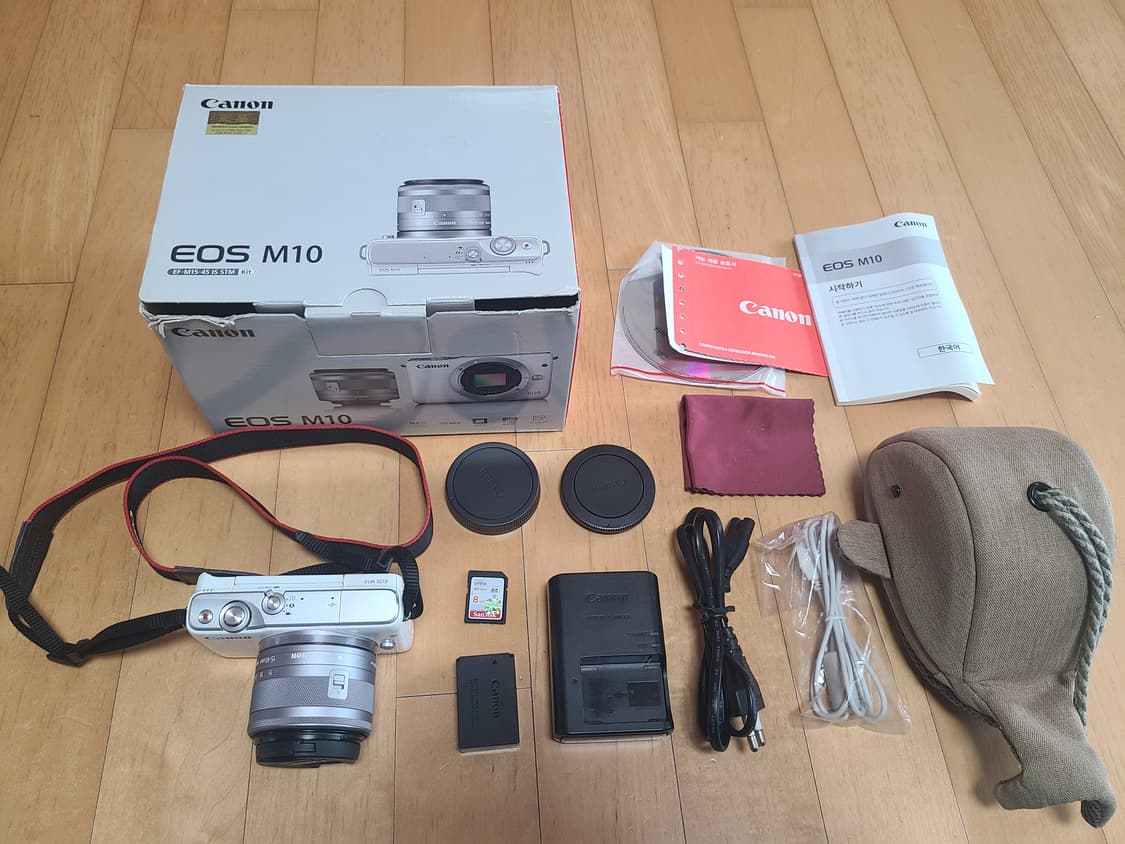 캐논 EOS M10 화이트 + 풀세트 상품이미지1