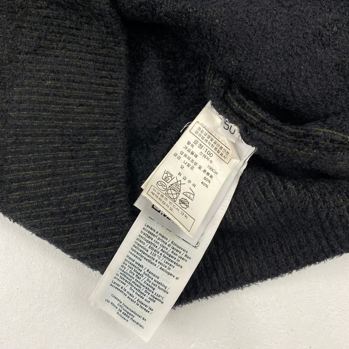 C.P 컴퍼니 렌즈 딥 차콜 모 터틀넥 니트 (100) 상품이미지5