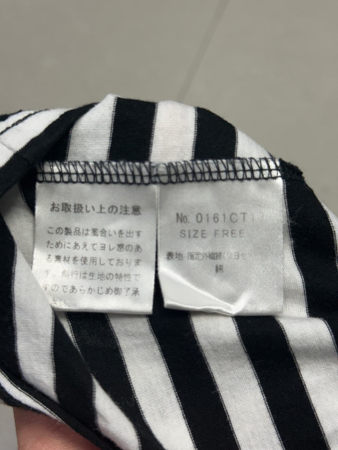 히스테릭 글래머 스트라이프 당구 치는 히스걸 반팔 티셔츠 상품이미지4