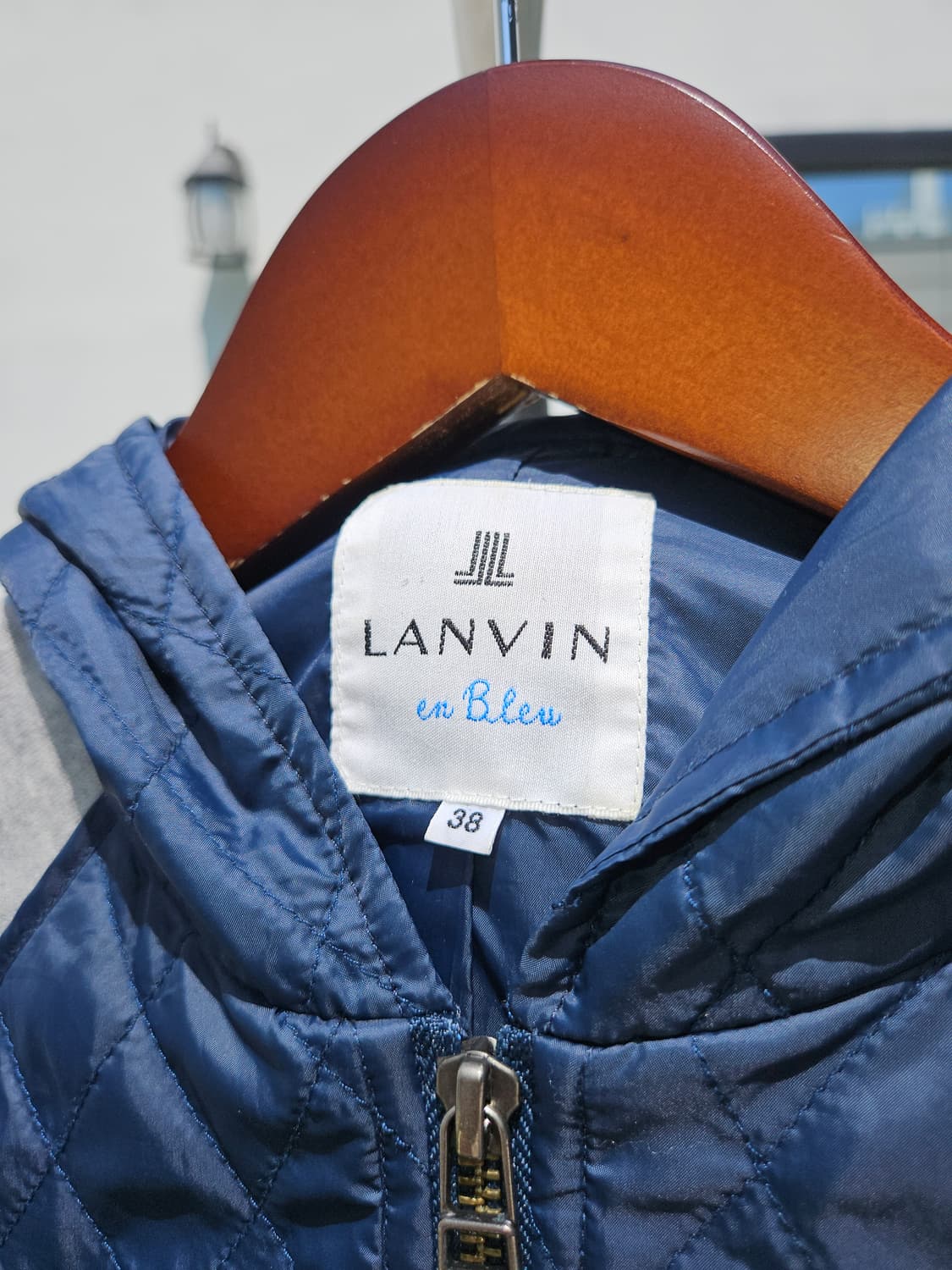 랑방 퀄팅 후드 집업 상품이미지4