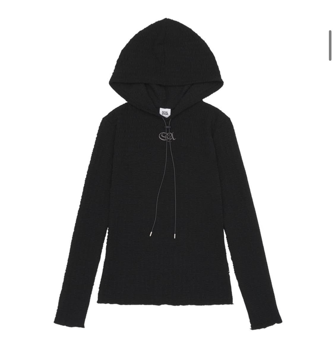 🖤 스컬프터 크링클 후디 블랙 M 🖤 상품이미지1