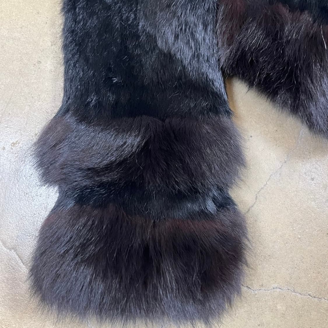 Sly 블랙 퍼자켓 상품이미지4