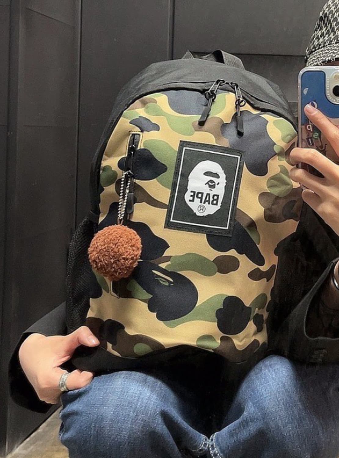 베이프 마일로 키링 + 백팩 가방 세트 새상품 정품 상품이미지2