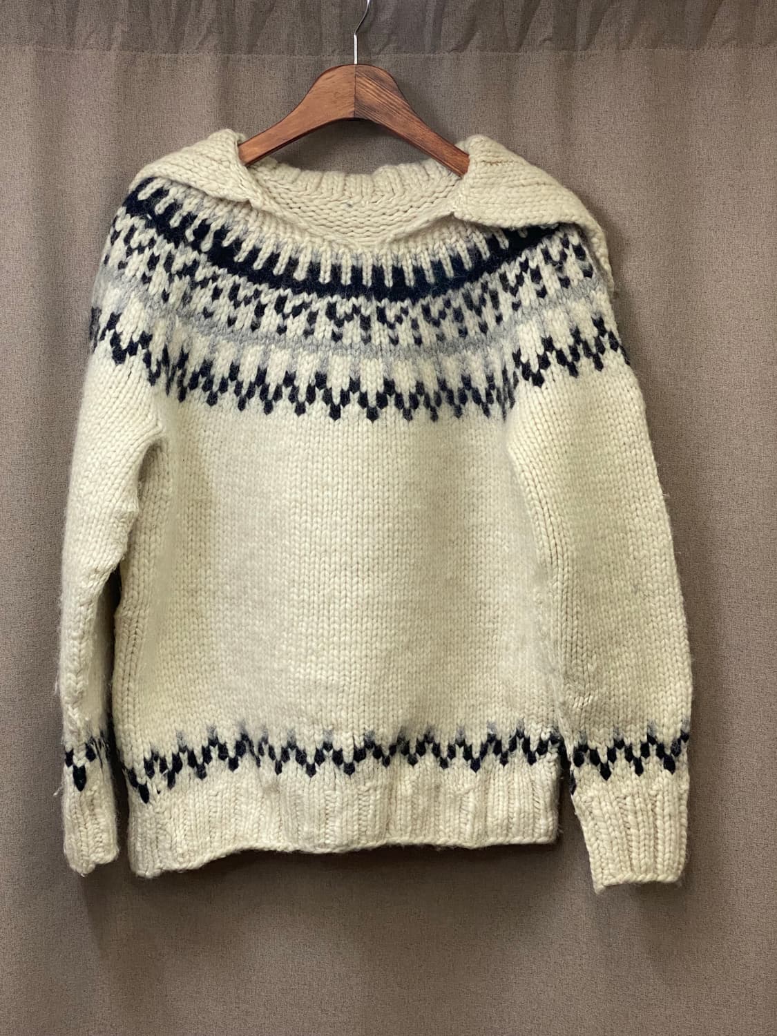 빈티지 세일러 카라 헤비 니트  상품이미지2