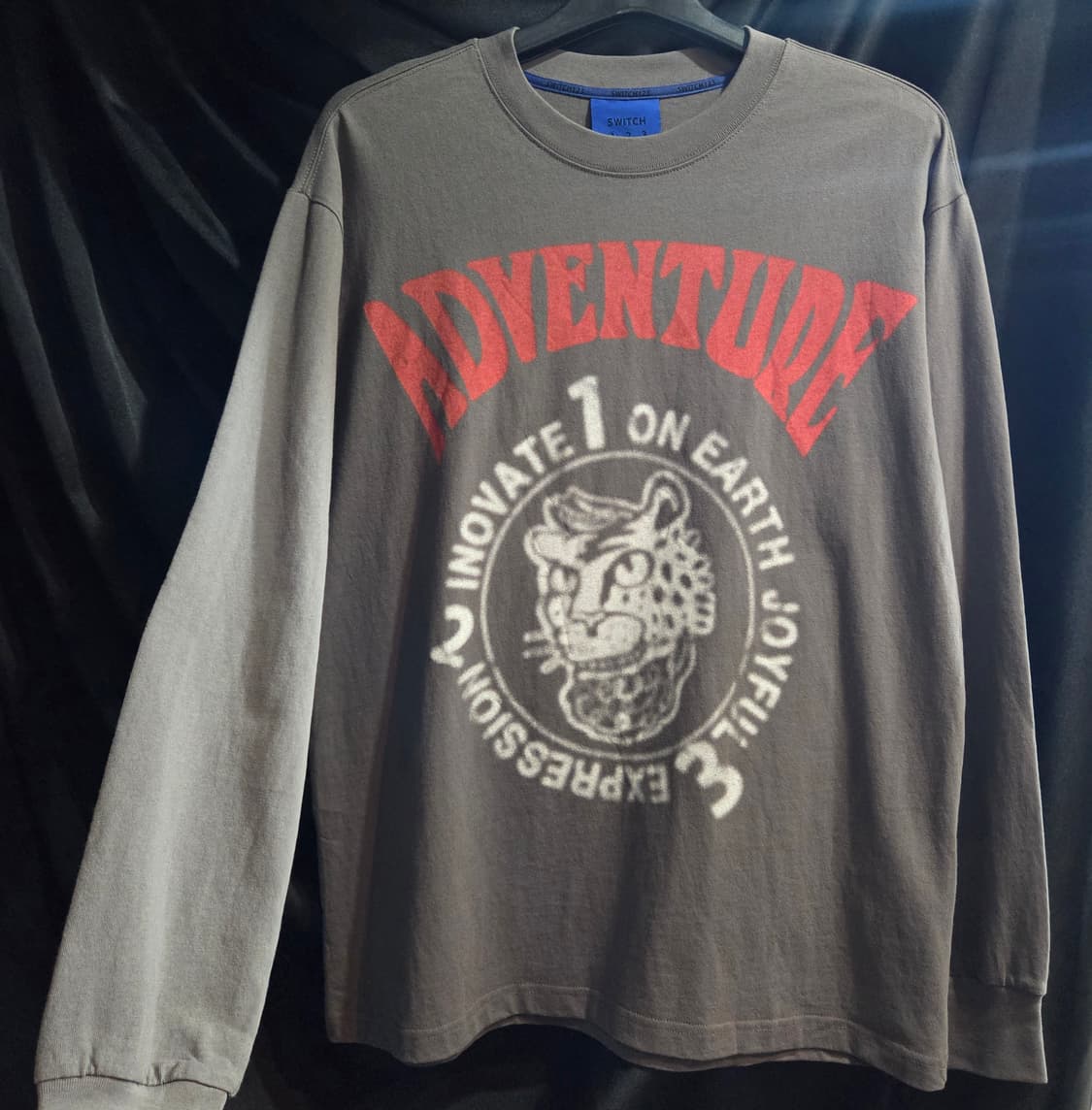 스위치123 어드벤쳐 프린팅 긴팔 티셔츠 상품이미지2