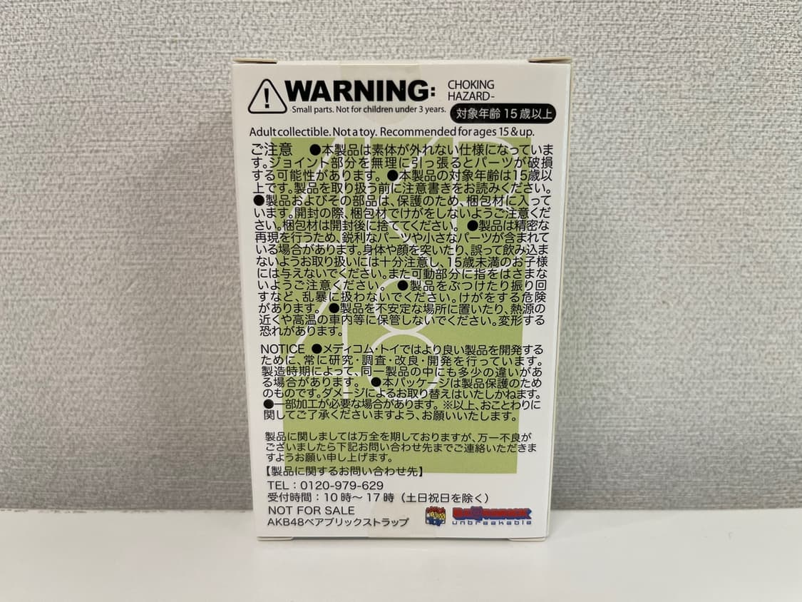 AKB48 x 베어브릭 100% 22번 에레나 오노 상품이미지4