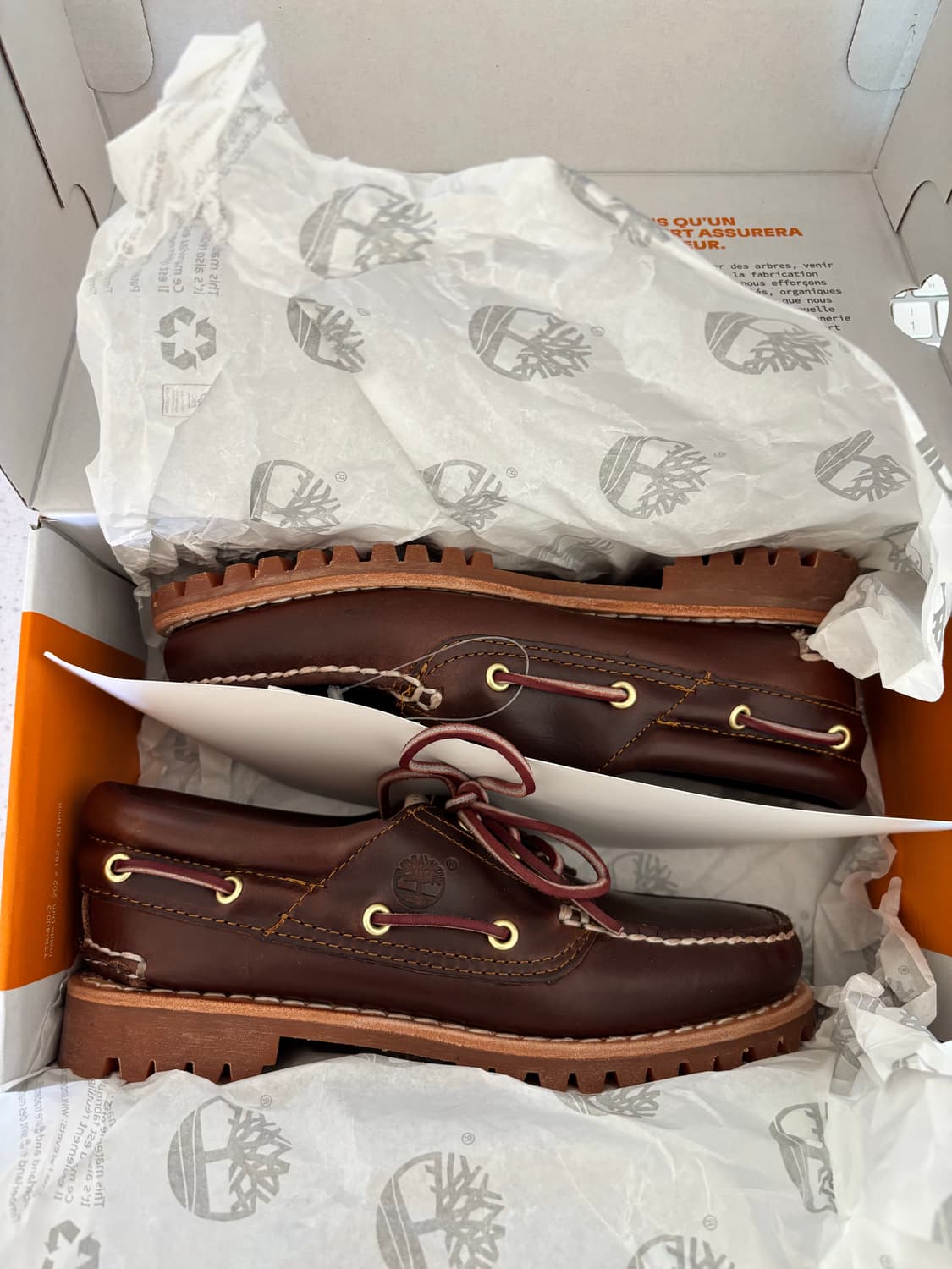 팀버랜드 Timberland 여성 클래식 3아이 보트슈즈 / 230사이즈 상품이미지4