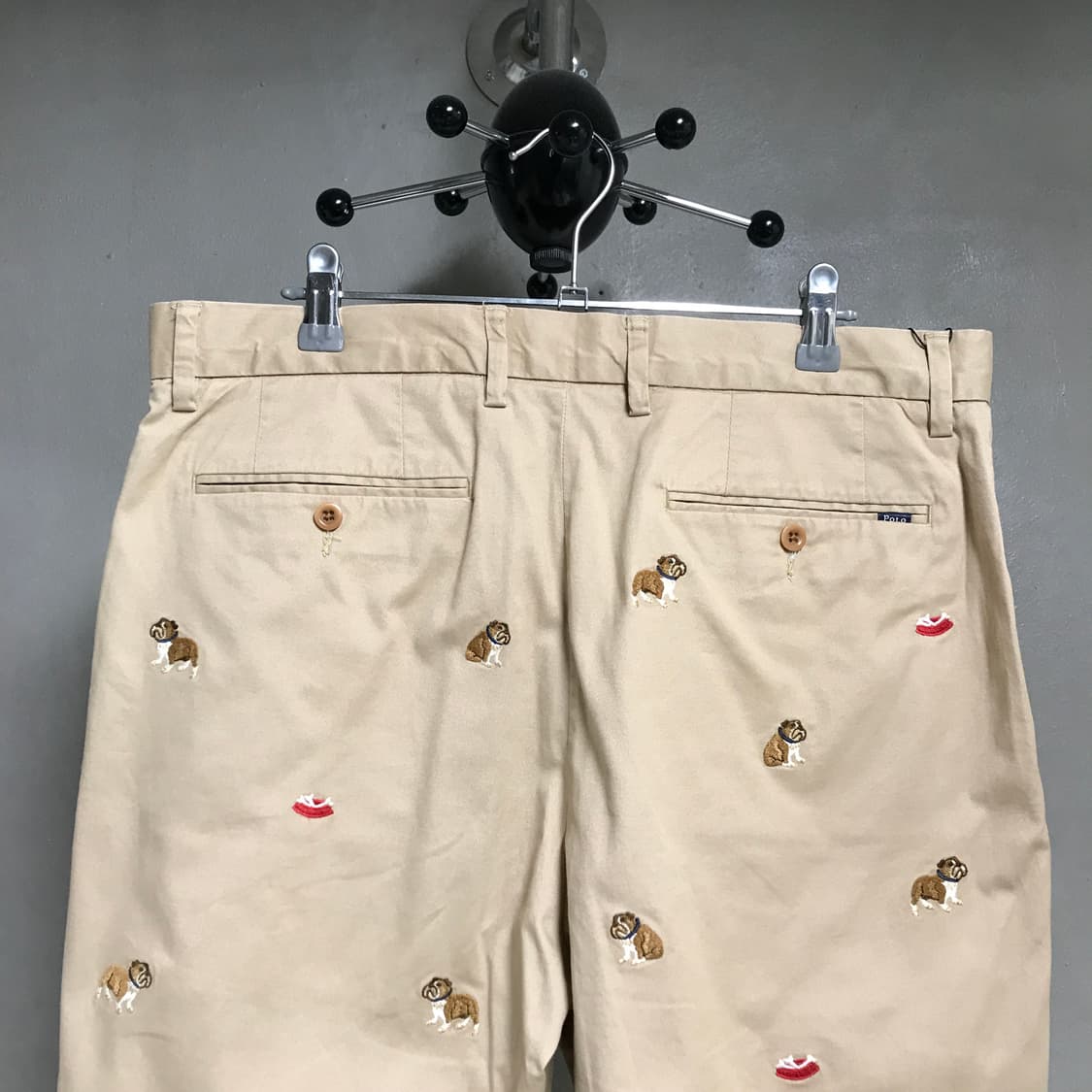 폴로 랄프로렌 멀티 자수 치노 반바지 베이지 33 상품이미지2