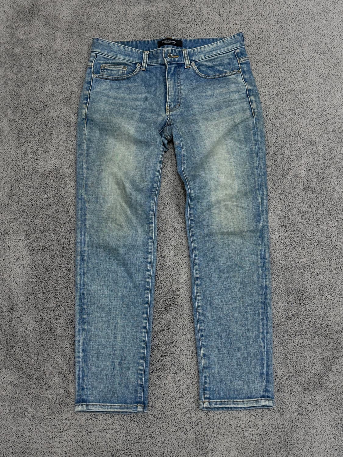 (30) 피스워커 연청 데님 팬츠 상품이미지1