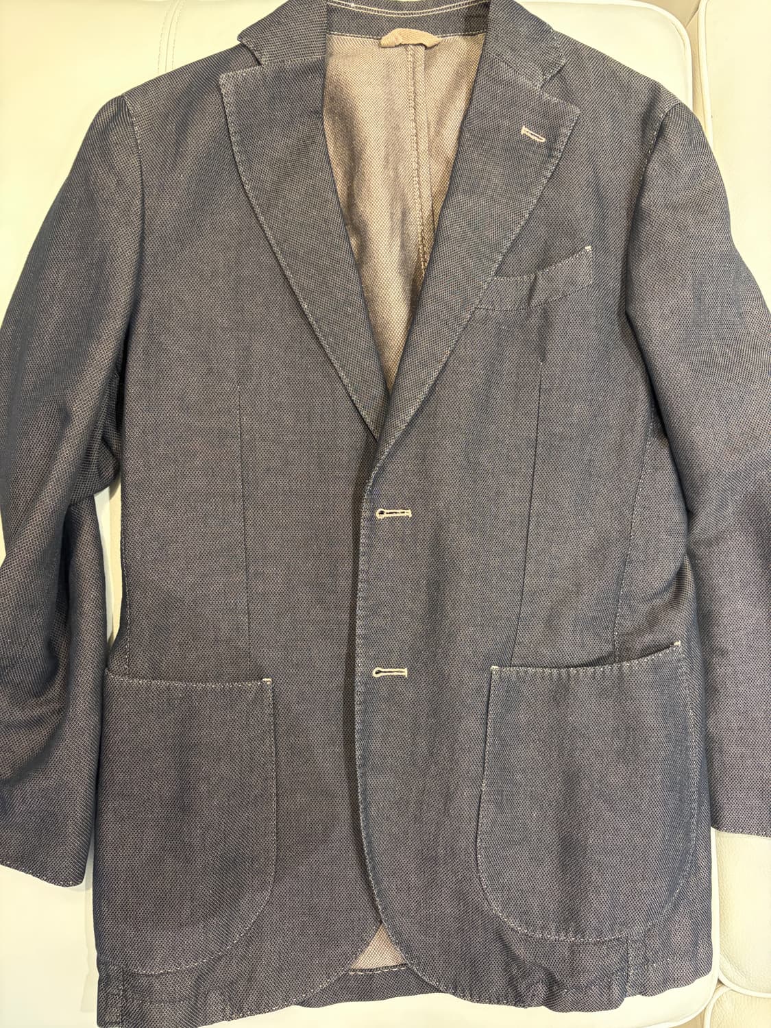 LBM1911 브라운 린넨 자캣 상품이미지1