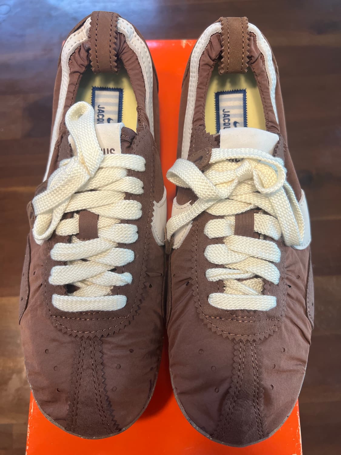 [W235]자크뮈스 나이키 문 슈 SP 파우나 브라운 캐시미어 상품이미지4