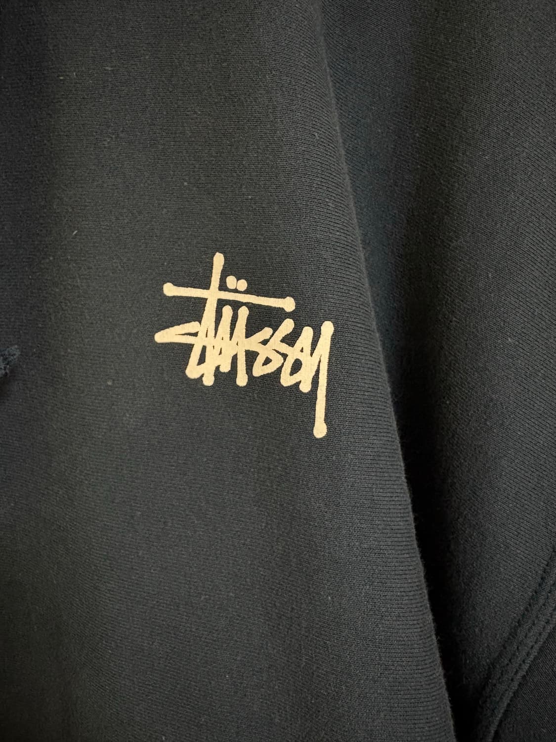 스투시 기본 후드 네이비 XL 상품이미지3