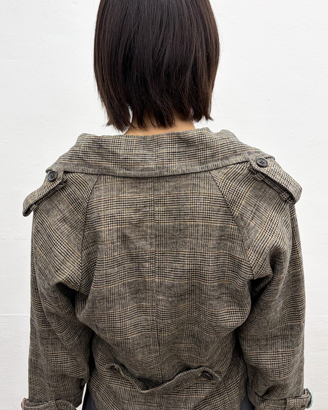 휴고 보스 오렌지 탭 빅 버튼 크롭 자켓 상품이미지6