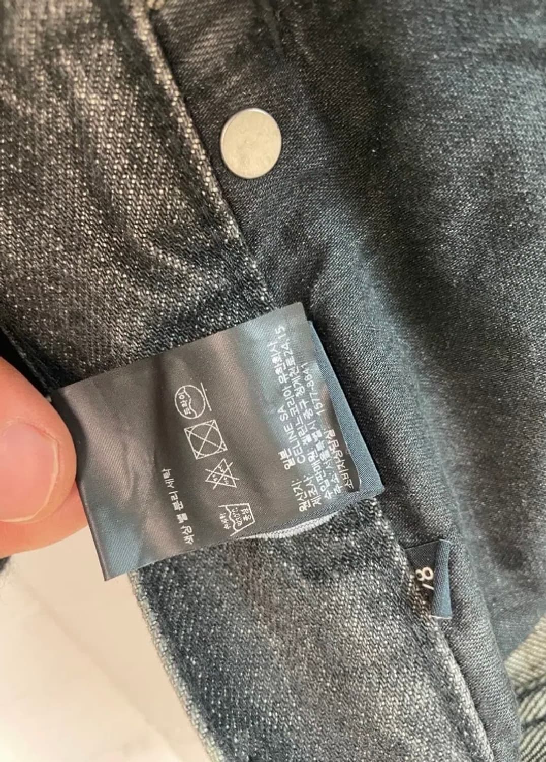 [28] 셀린느 웨슬리진 흑청 상품이미지6