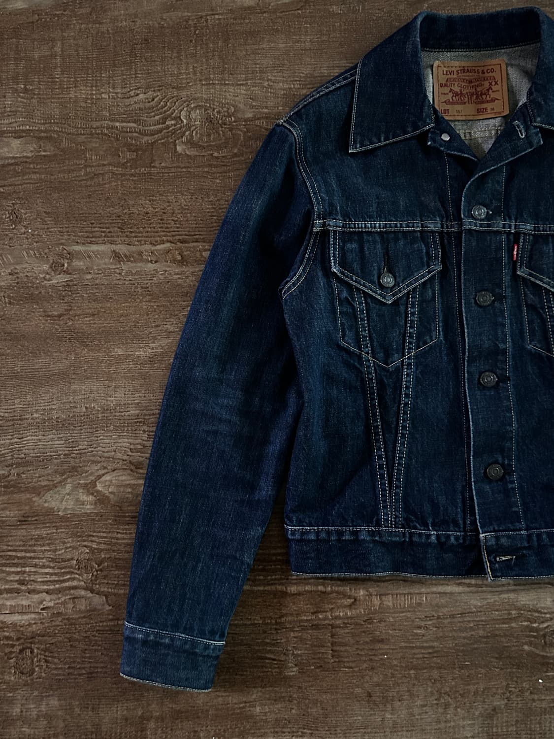 90s LEVI'S LVC 3rd DENIM TRUCKER 38 상품이미지2