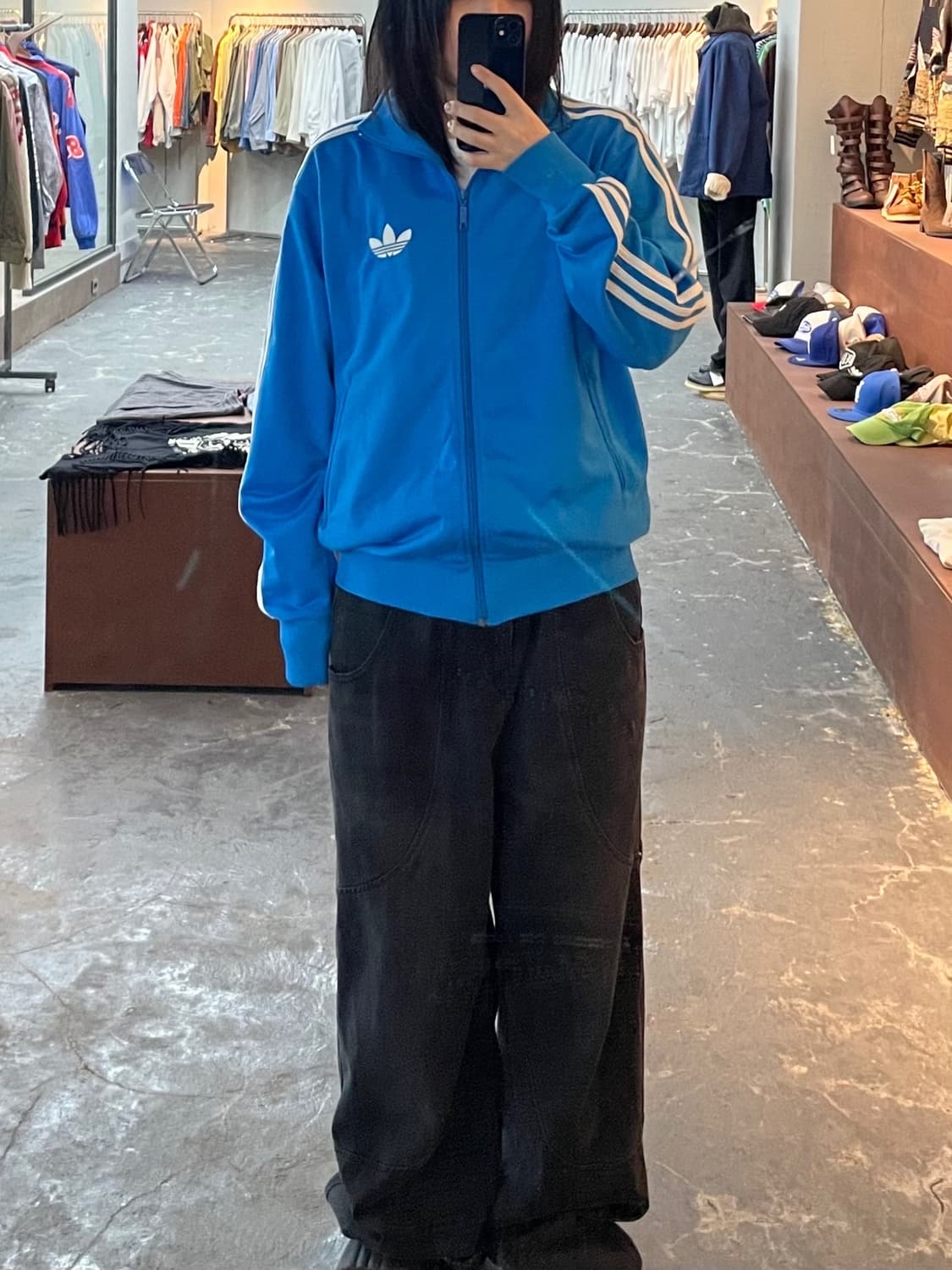 아디다스 파이어버드 블루 트랙탑 져지 H1214 상품이미지1