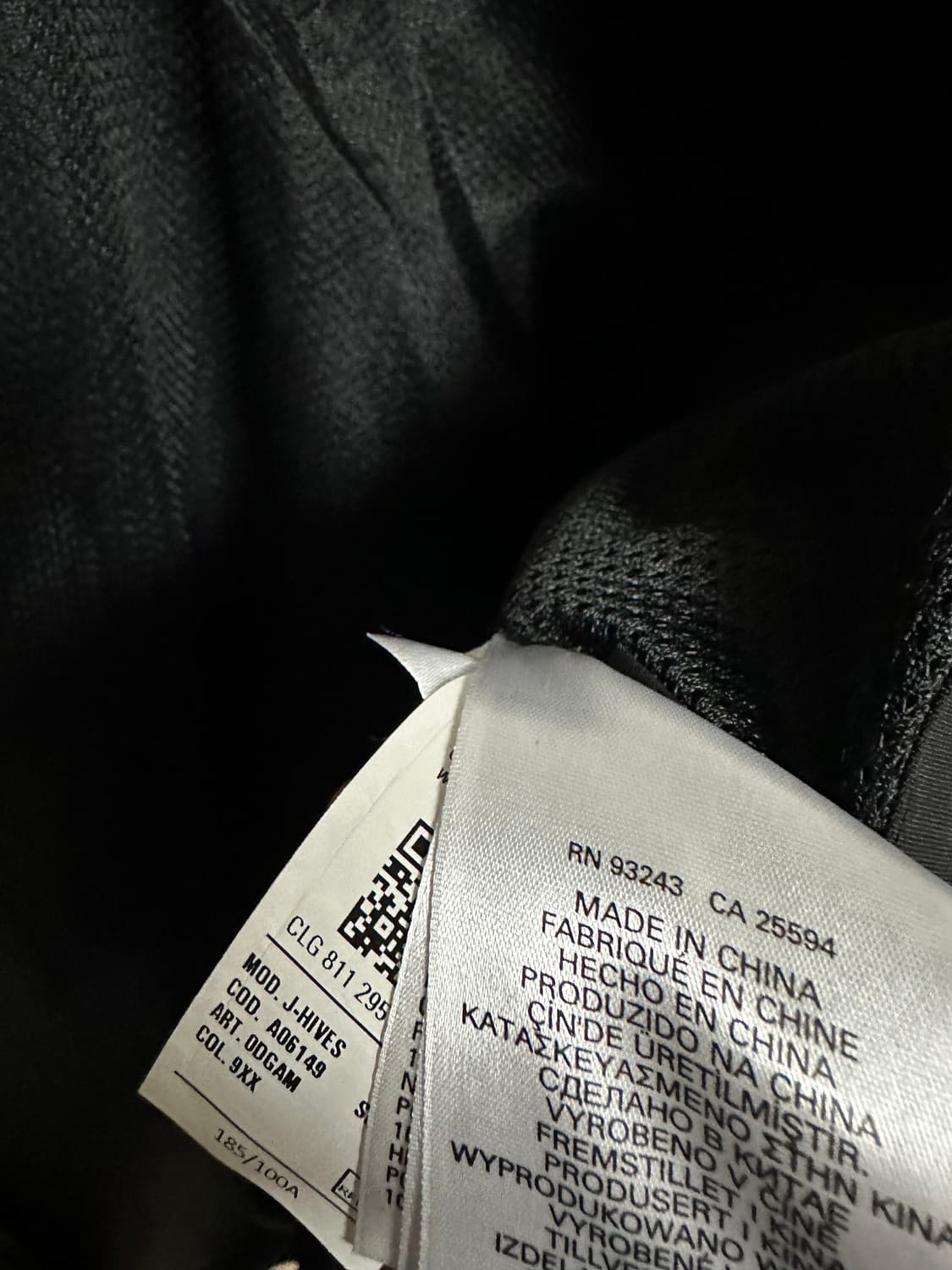 디젤 J-하이브스 콘트라스트 타이핑 윈드브레이커 상품이미지5