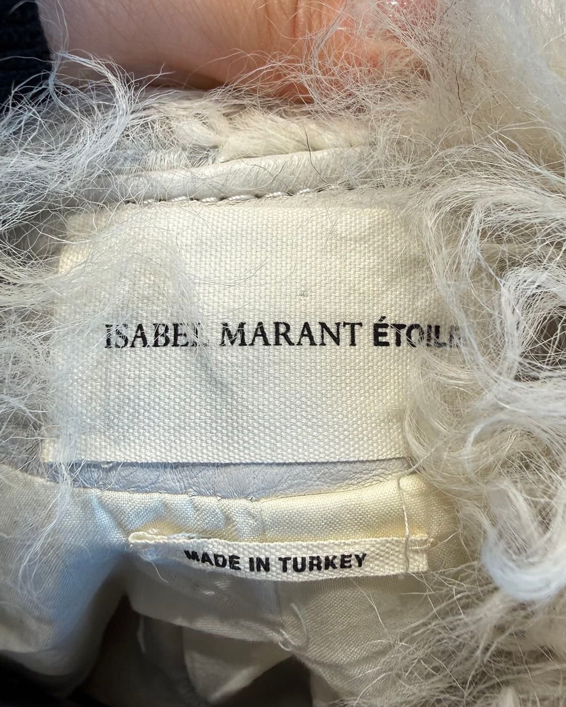 이자벨마랑 아이보리 램스킨 퍼 자켓  상품이미지8