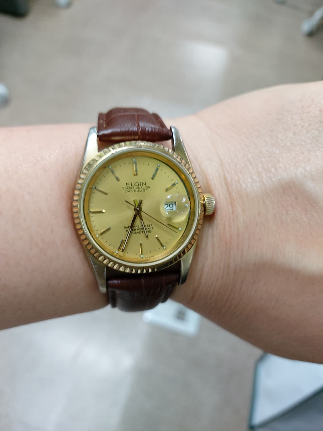 엘진 금장 데이저스트 남성 시계 상품이미지4