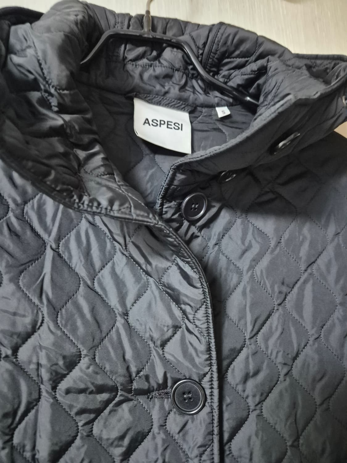 (정품) 아스페시 여성 패딩코트 퀄팅 누빔코트 스몰 상품이미지3