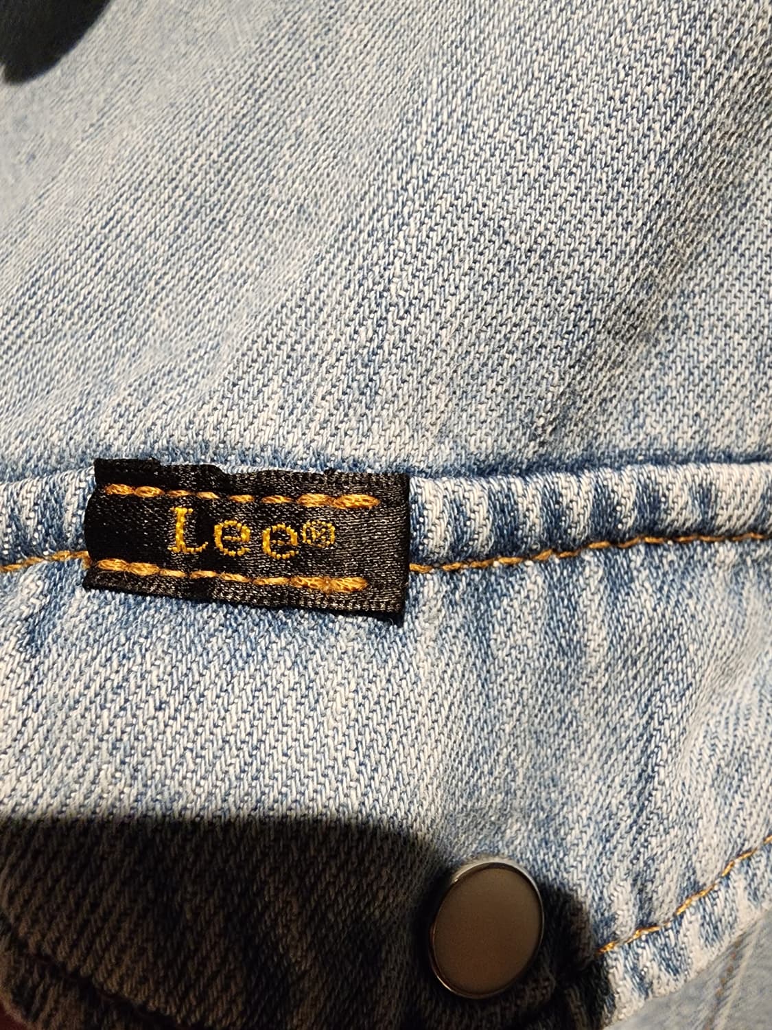 Lee x CIAOPANIC TYPY 연청 데님 셔츠 오버핏 웨스턴 상품이미지4