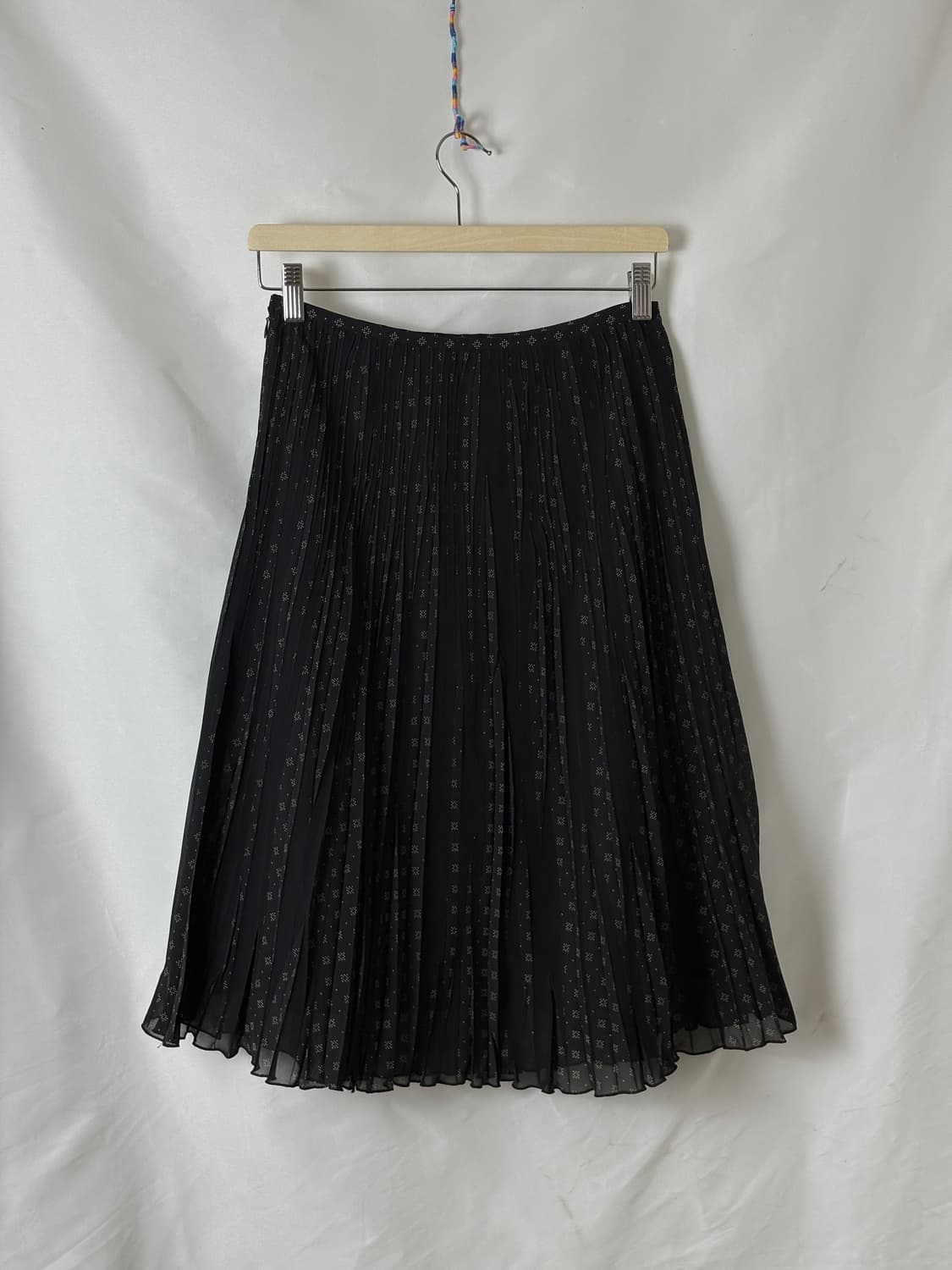 블랙 레이어드 플리츠 스커트 상품이미지2