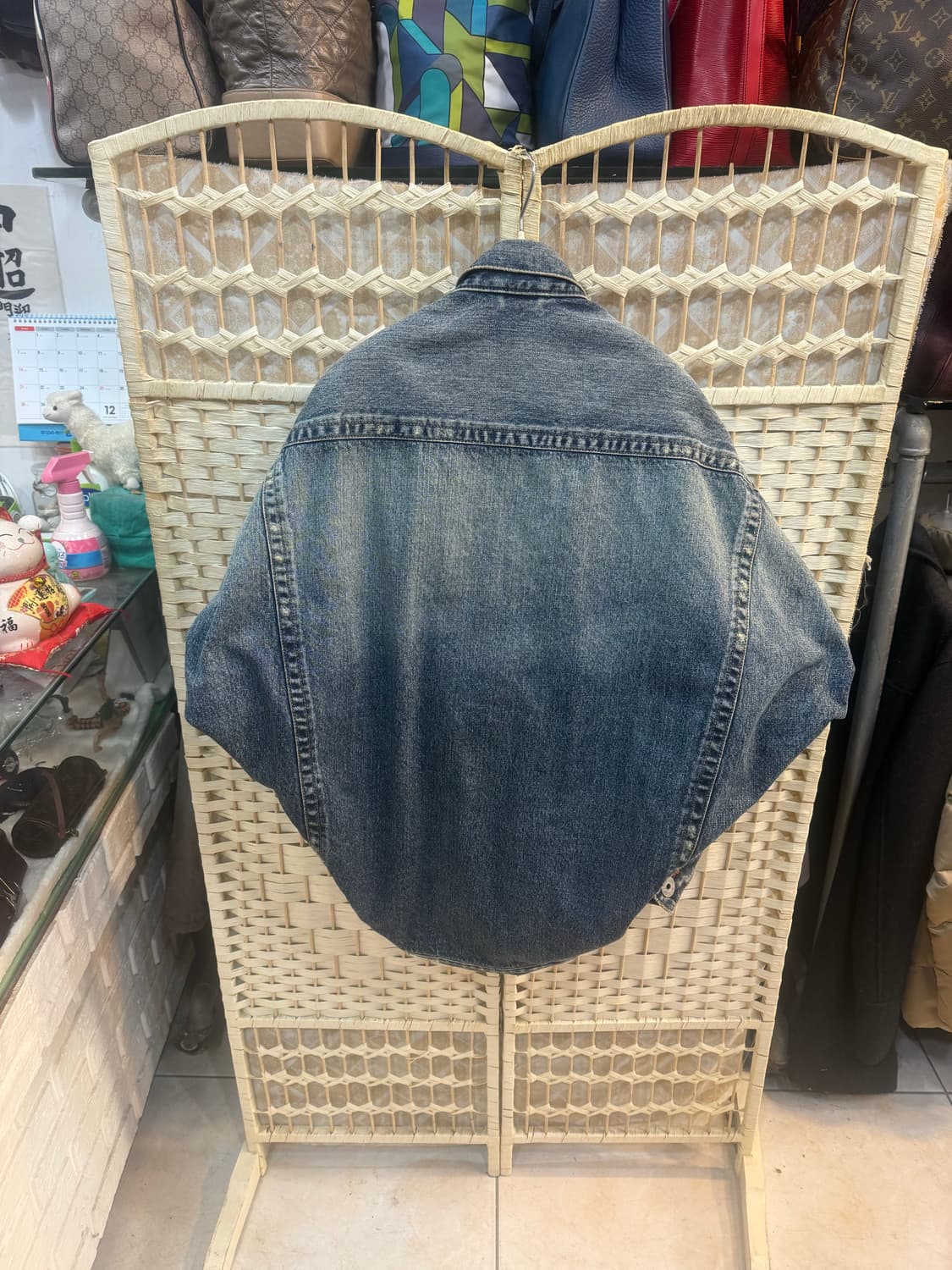 38/55-66 정품 메종 미하라야스히로 콤비네이티드 데님 자켓 팝니다 상품이미지9