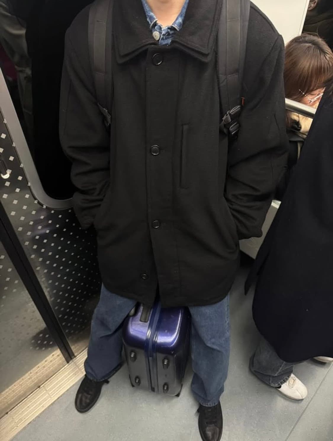 로렌랄프로렌 더블카라 중기장 코트 상품이미지3