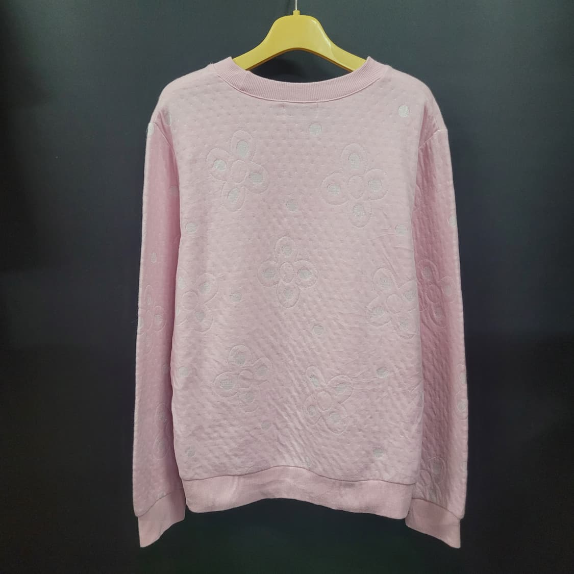 courreges 꾸레쥬 빈티지 아카이브 자수로고 맨투맨 딸기우유 상품이미지3