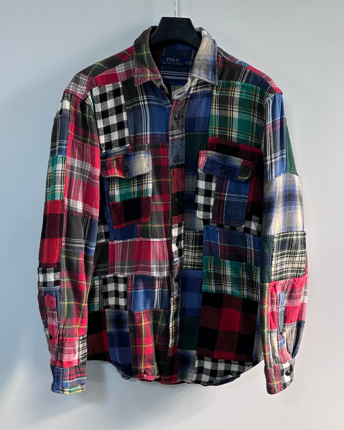 폴로 패치워크 셔츠(va.110)  상품이미지1