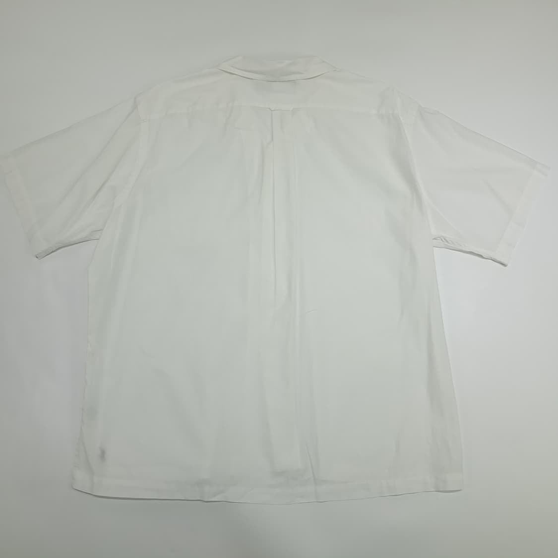 Co700 2XL 폴로 랄프로렌 화이트 린넨코튼 언더로고 반팔 셔츠 남방 상품이미지6