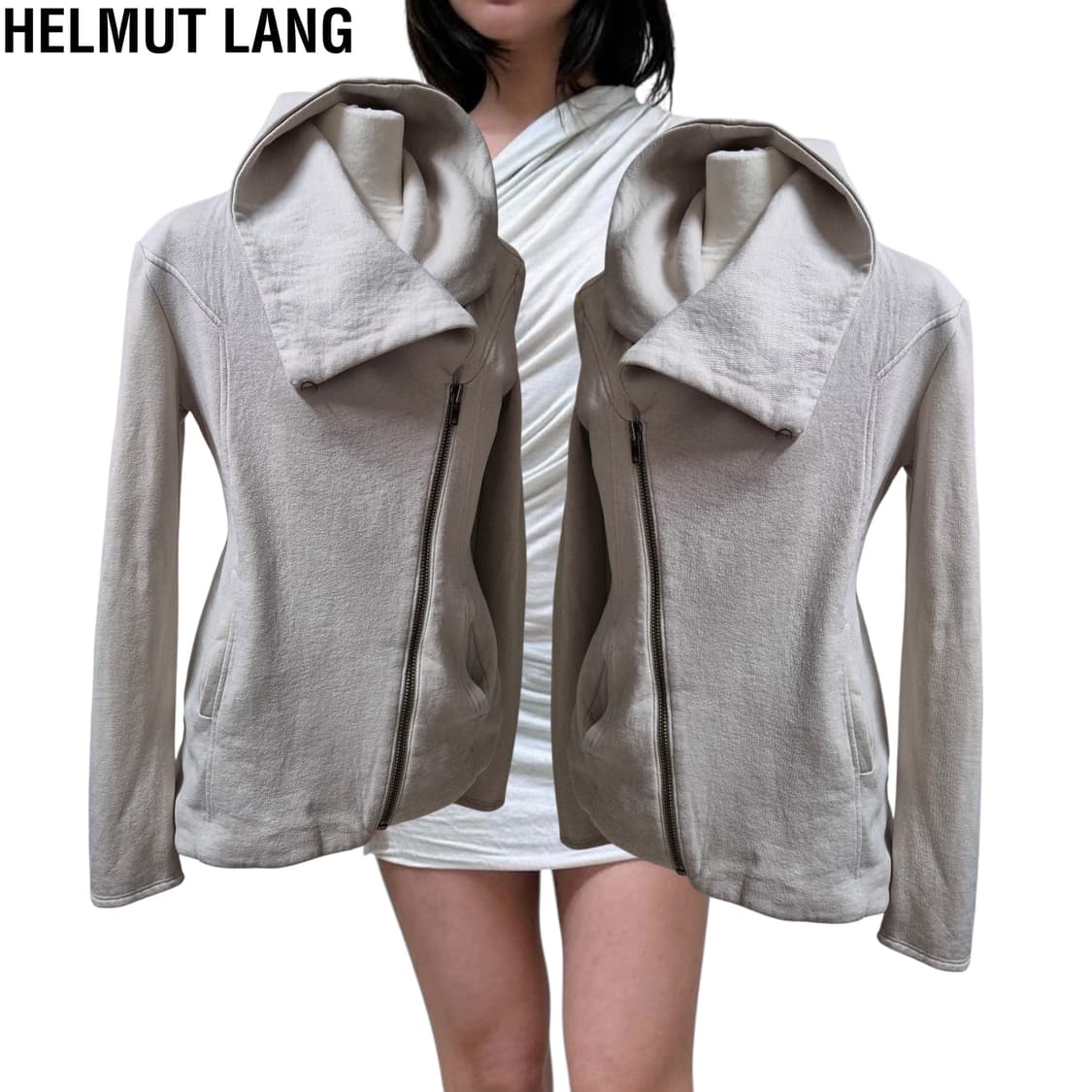 Helmut Lang Asymmetry biker jacket 상품이미지1