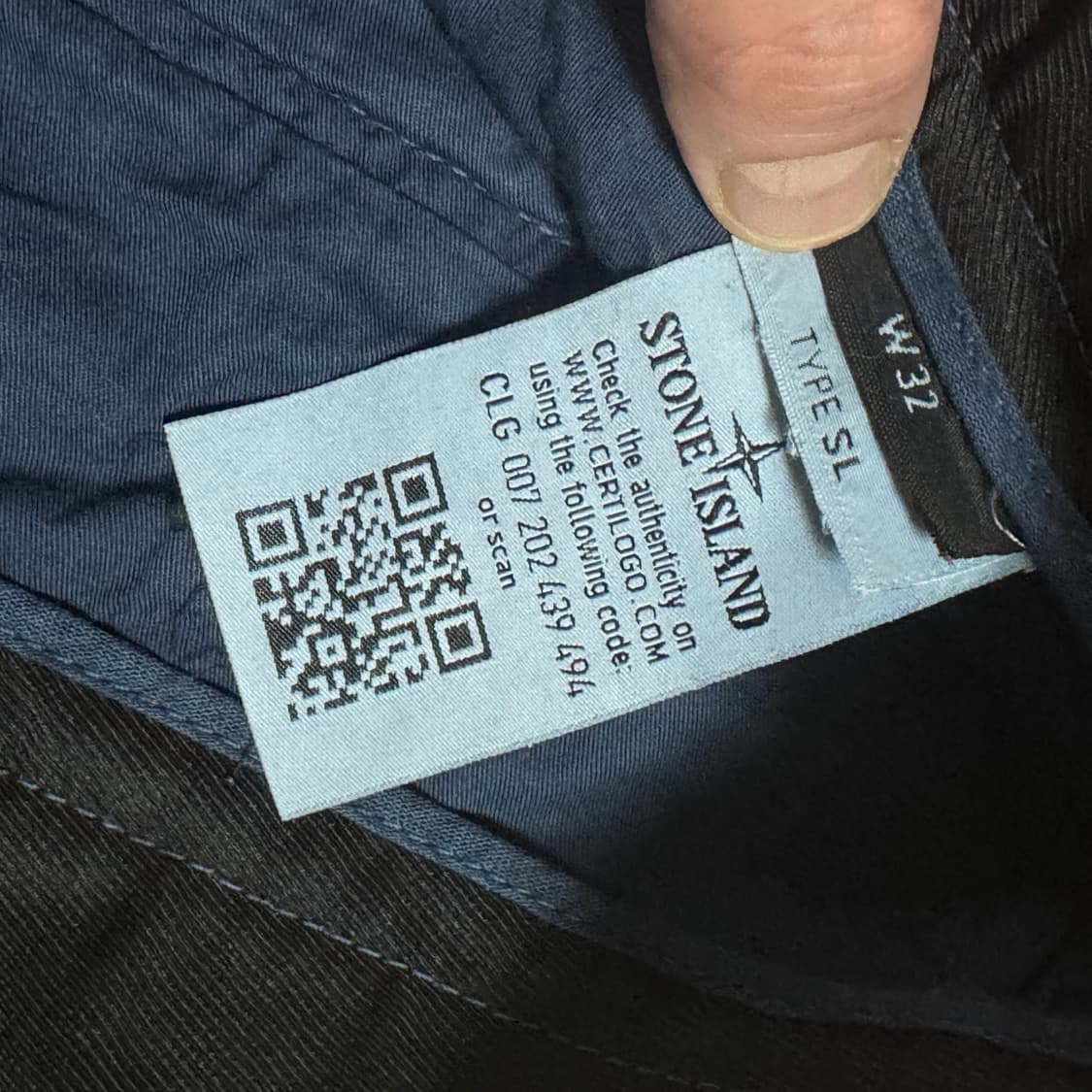 스톤아일랜드 카고 반바지 네이비 W32 상품이미지5