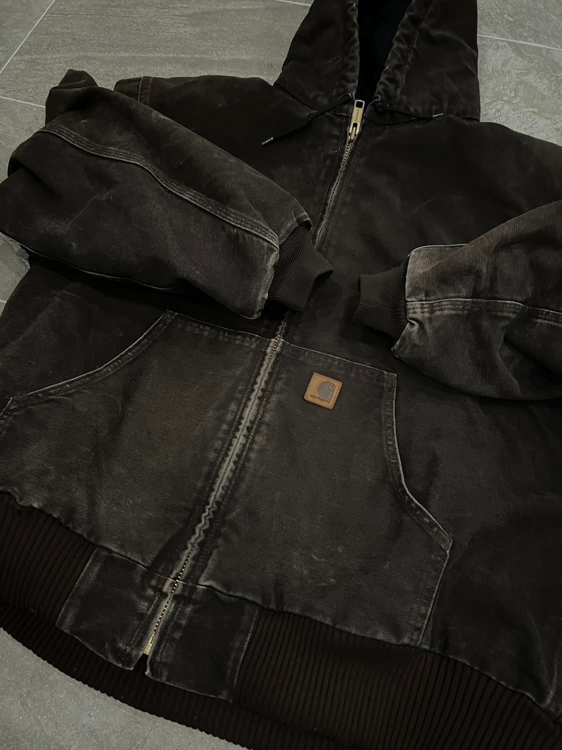 (XL) 칼하트 덕 액티브 후드자켓 J130 DKB 다크브라운 상품이미지8