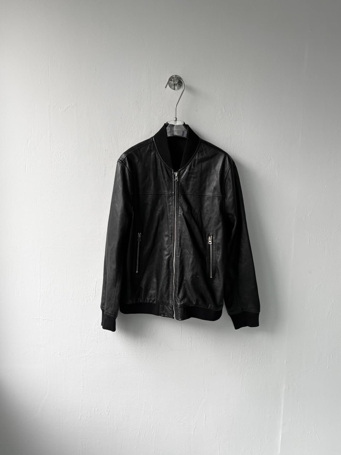 리버서블 레더 블루종  상품이미지1