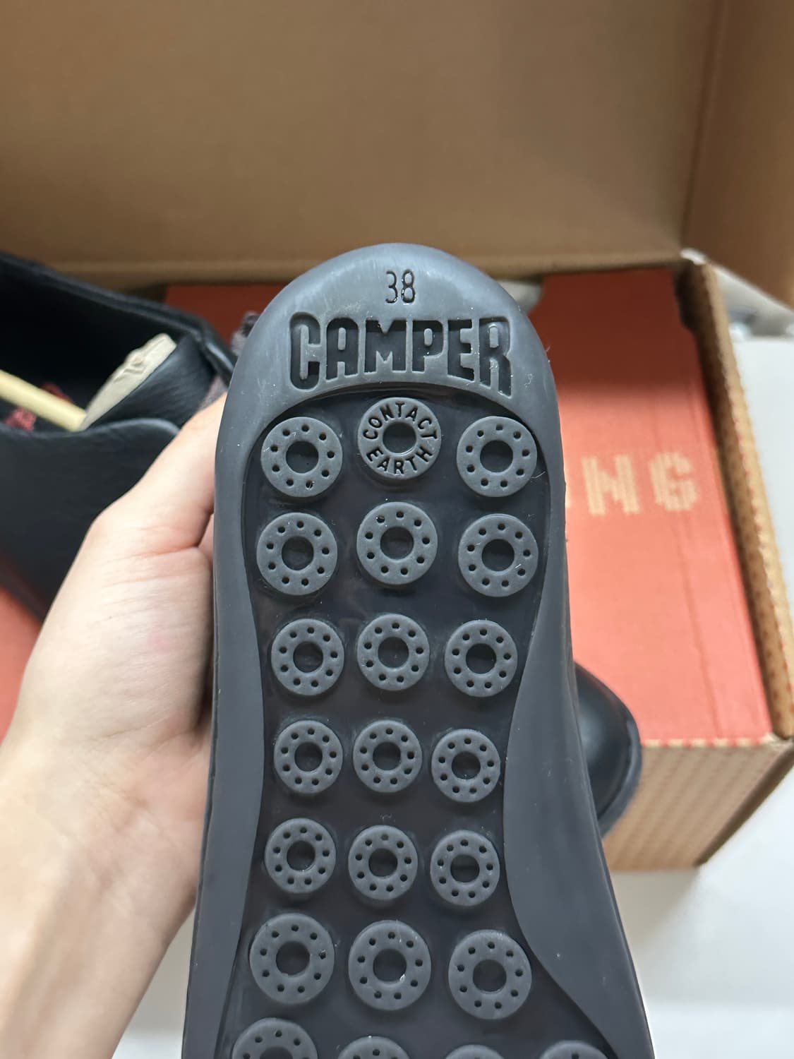 캠퍼 Peu 블랙 38 새상품 상품이미지3